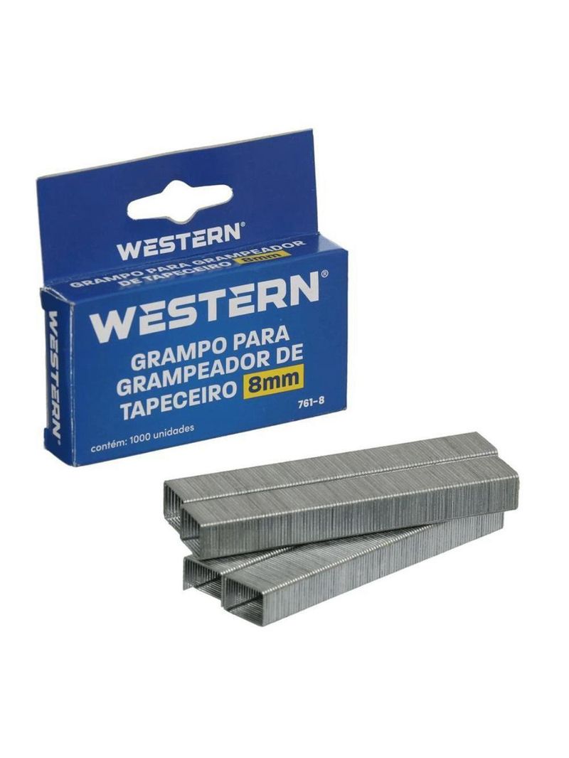 Grampo Para Grampeador Western 8 Mm