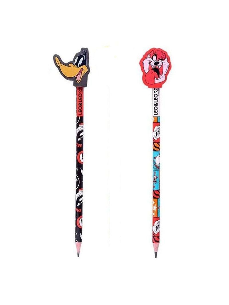 Lápis De Escrever Looney Tunes 2 Unidades - Leo&leo
