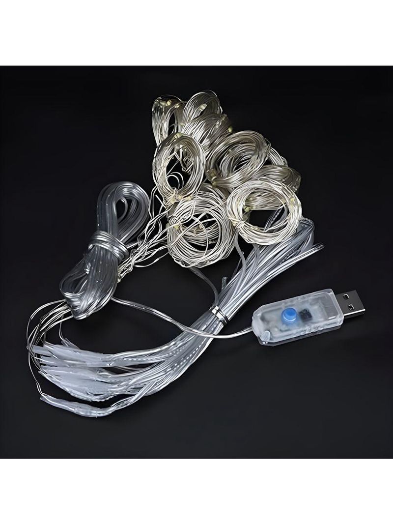 Cortina De Led Decoração Com Controle Natal