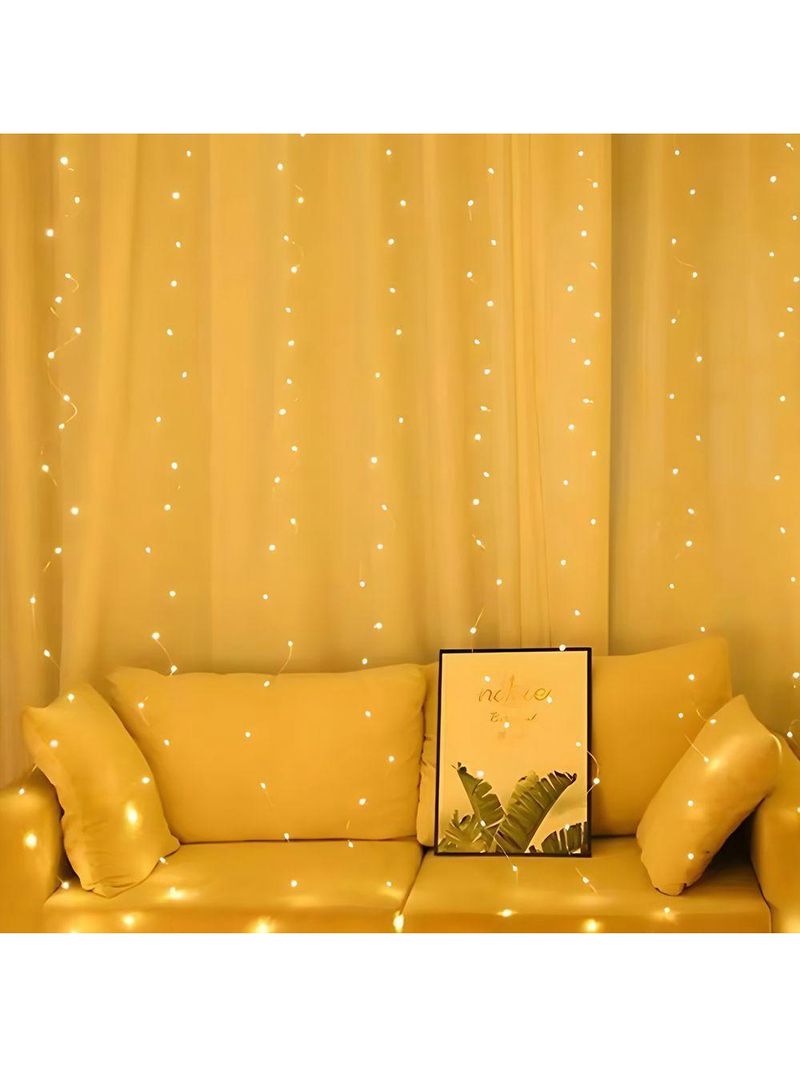 Cortina De Led Decoração Com Controle Natal