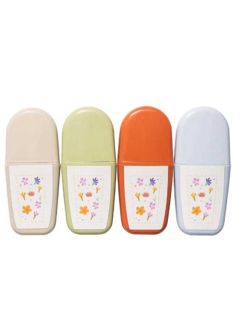 Marca Texto Mini Soul Garden Com 4 Cores Leoarte