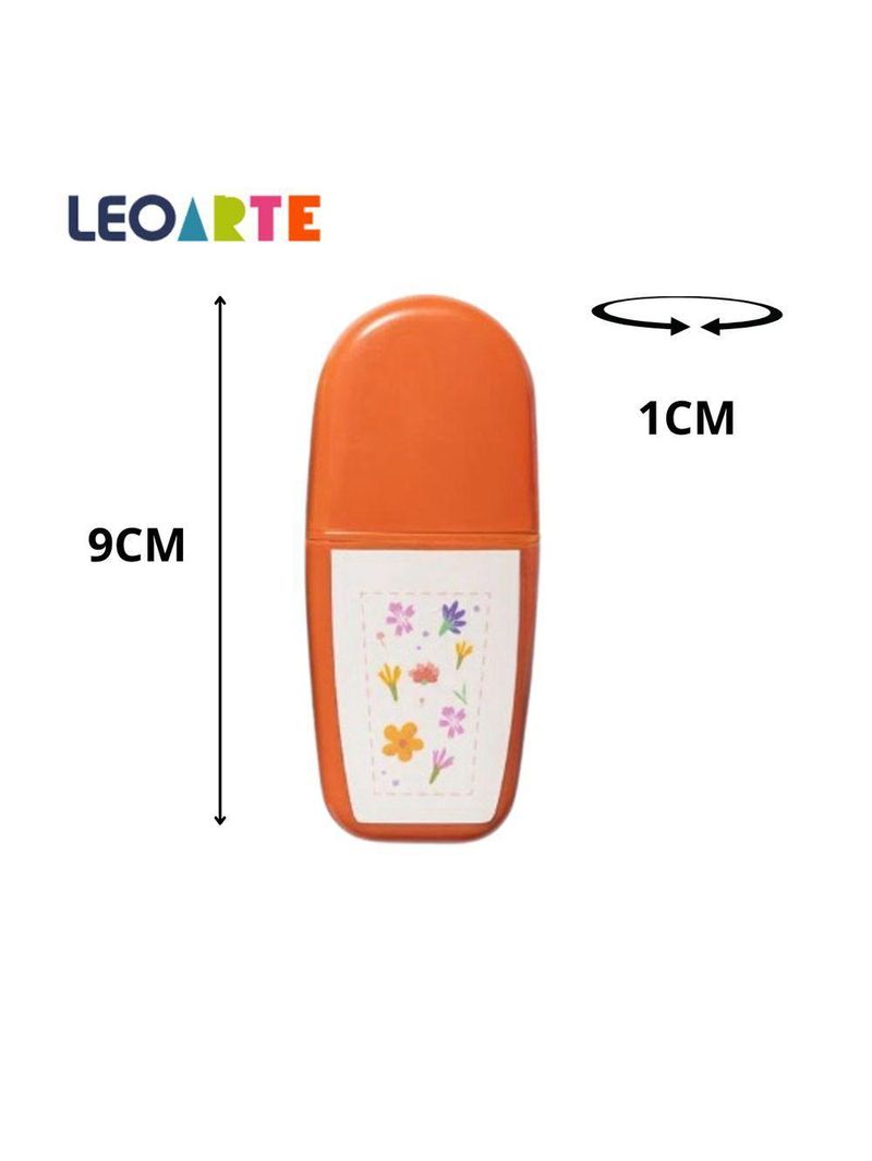Marca Texto Mini Soul Garden Com 4 Cores Leoarte
