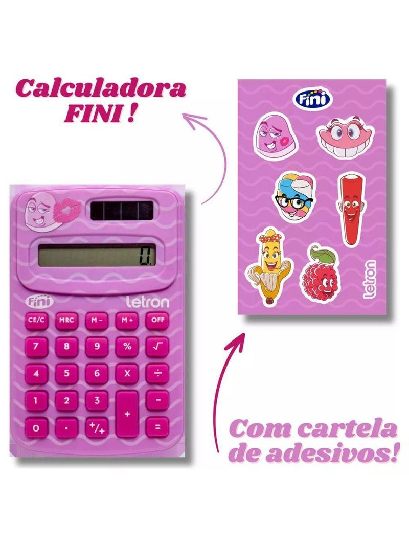 Calculadora Fini Beijinho Energia Solar E Adesivos - Letron