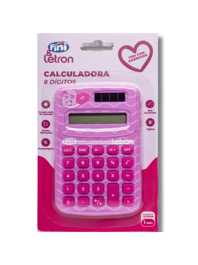 Calculadora Fini Beijinho Energia Solar E Adesivos - Letron