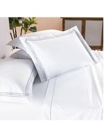 Jogo De Cama Trio 400 Fios King 04 Peças 100% Poliéster - Branco