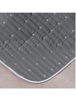 Kit Cobre Leito Queen 3 Peças Bordado Urbany Hipercal 400 Fios 100% Poliéster - Cinza