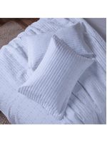 Kit Cobre Leito Casal Padrão 3 Peças Bordado Urbany Hipercal 400 Fios 100% Poliéster - Branco