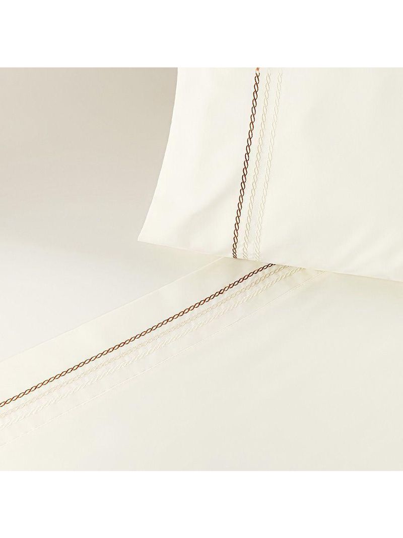 Jogo De Cama Ellos 200 Fios Casal Padrão 04 Peças 80% Algodão / 20% Poliéster - Palha