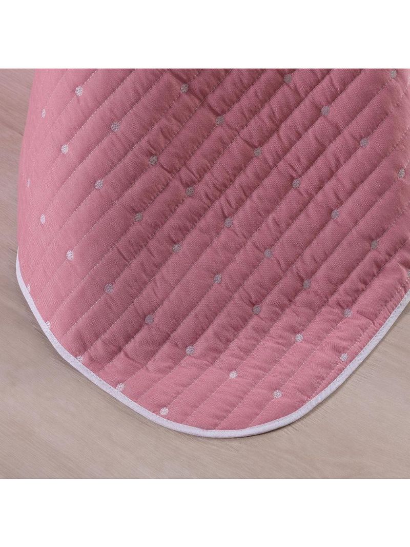 Kit Cobre Leito Casal Padrão 3 Peças Bordado Urbany Hipercal 400 Fios 100% Poliéster - Rosê