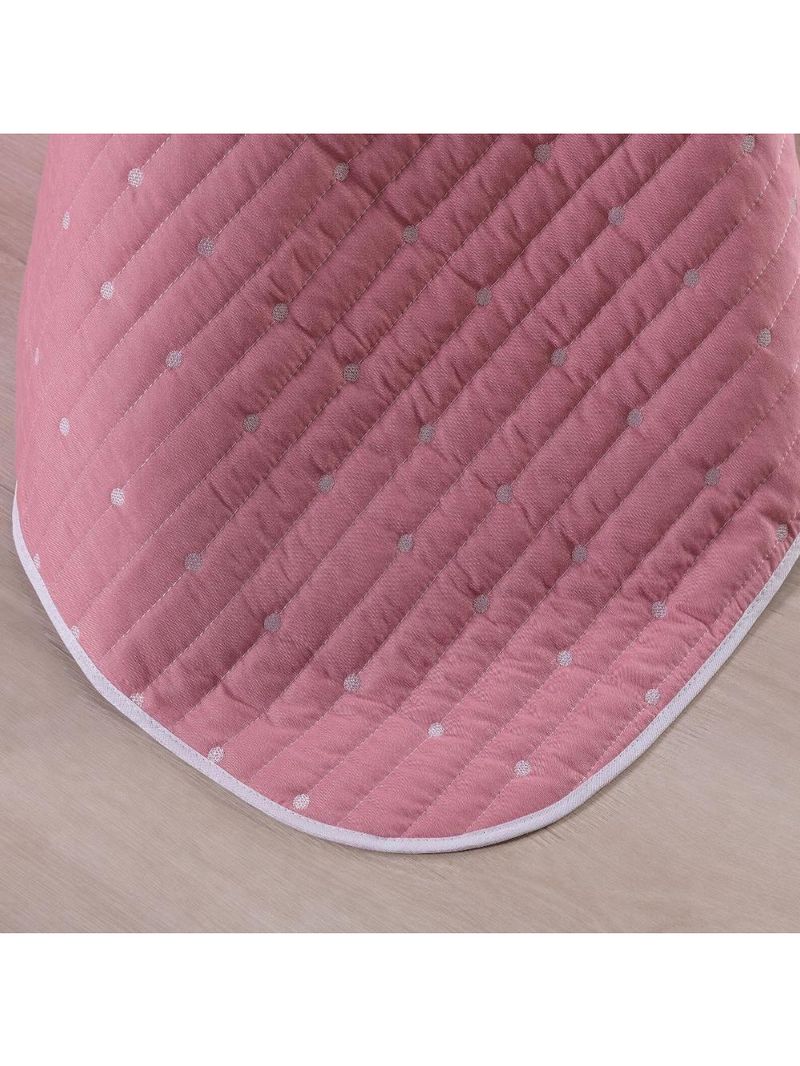 Kit Cobre Leito Solteiro 2 Peças Bordado Urbany Hipercal 400 Fios 100% Poliéster - Rosê