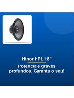 Alto Falante Hinor Hpl 18 1000w Rms 8r Subwoofer
