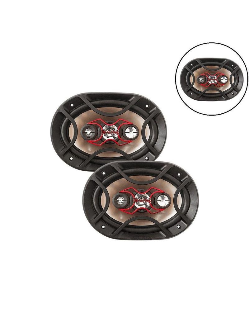 Alto Falante Bravox Quadriaxial B4x69x 6x9 140w Rms Par