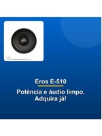Alto Falante Eros E-510 Lc 10" 500w Rms 8r