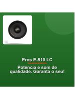 Alto Falante Eros E-510 Lc 10" 500w Rms 4r