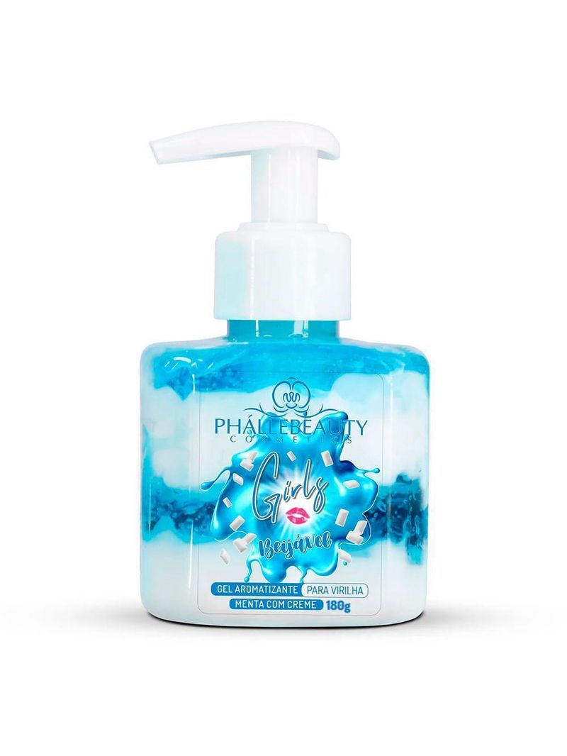 Phallebeauty Girl Menta C- Creme Para Virilha Beijável - Gel Aromatizante 180g