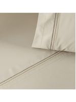 Jogo De Cama Ellos 200 Fios Queen 04 Peças 80% Algodão / 20% Poliéster - Caqui