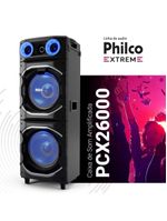 Caixa de Som Amplificada Philco Flash Light 2600W PCX26000 Bivolt
