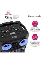 Caixa de Som Amplificada Philco Flash Light 2600W PCX26000 Bivolt