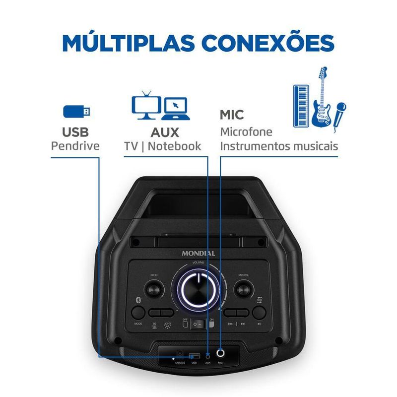 Party Box Mondial PBX-600 Bivolt