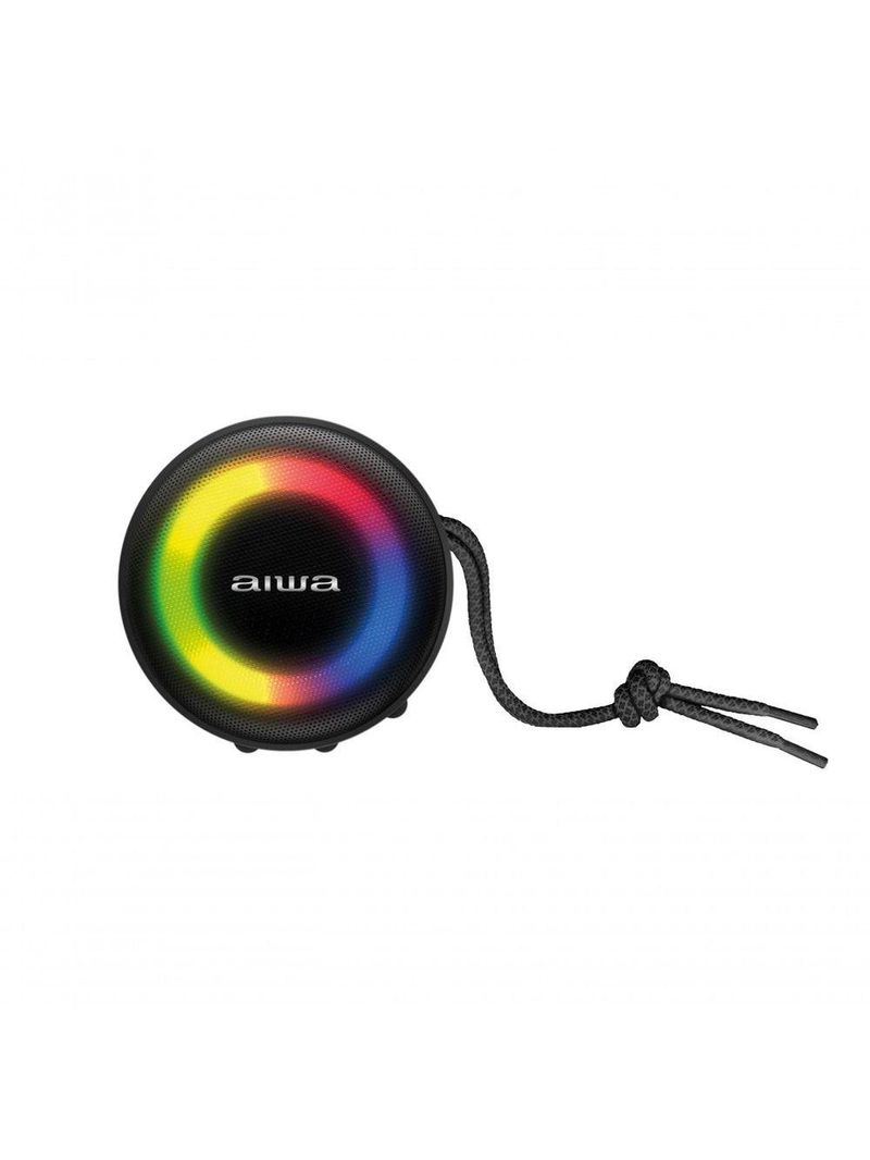 Caixa De Som Speaker Aiwa Bluetooth Luzes Bivolt