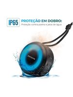 Caixa De Som Speaker Aiwa Bluetooth Luzes Bivolt