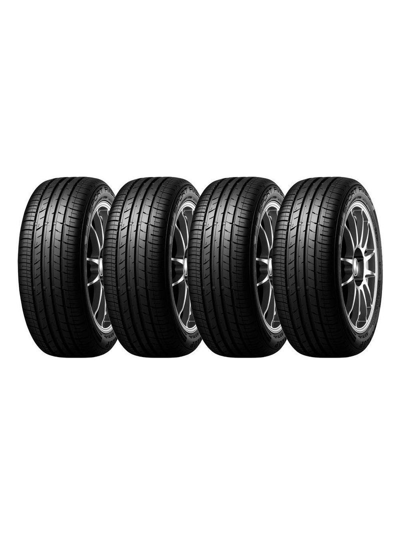 Kit 4 Pneus Dunlop 225/50r17 Sport Fm800 Preto