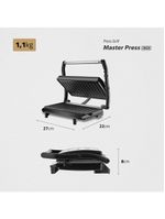 Sanduicheira E Grill Mondial Press Antiaderente Preto-inox 127 V
