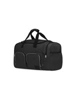 Bolsa de viagem color block bolso duplo frontal preta