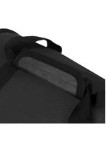 Bolsa de viagem color block bolso duplo frontal preta
