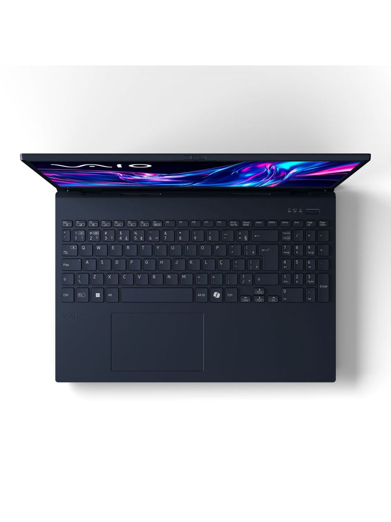 Notebook VAIO FE16 Intel® Core i7-1355U Linux 24GB RAM 512GB SSD 16" IPS WUXGA Antirreflexo - Cinza Grafite