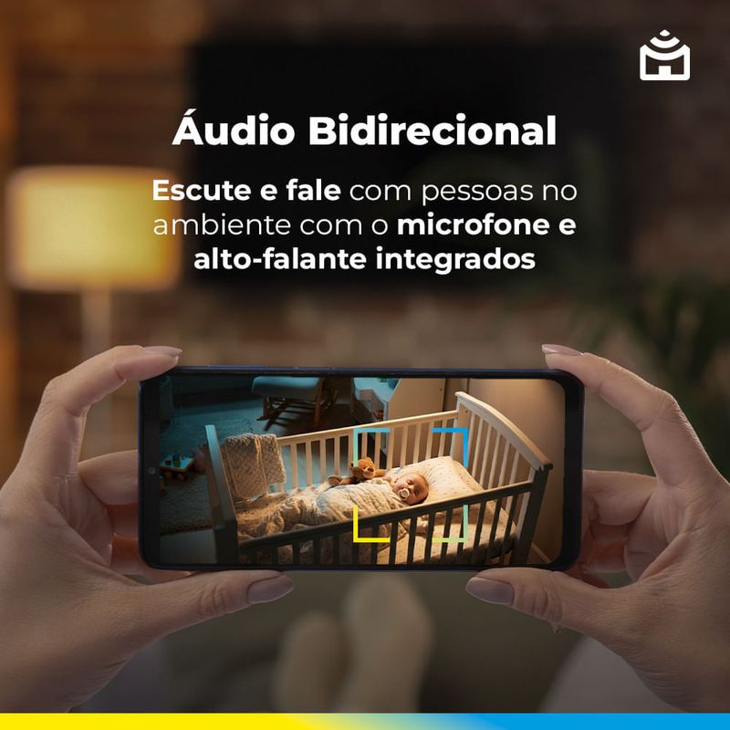 Smart Câmera 360° Bot Wi-Fi 3ª Geração - Positivo Casa Inteligente - 2K 4MP - Visão Noturna 10m - Áudio Bidirecional