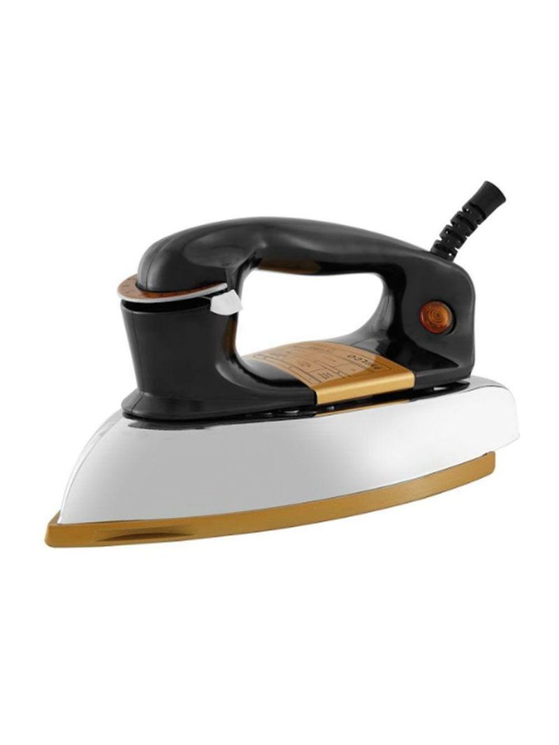 Ferro De Passar Philco Retro Base Cerâmica Pfe01p Preto Branco Dourado 220v