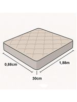 Lençol De Baixo Minimal Solteiro Avulso Com Elástico 01 Peça Malha 100% Algodão - Cinza