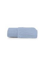 Lençol De Baixo Minimal Queen Avulso Com Elástico 01 Peça Malha 100% Algodão - Azul Claro