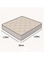 Lençol De Baixo Minimal Casal Avulso Com Elástico 01 Peça Malha 100% Algodão - Salmão