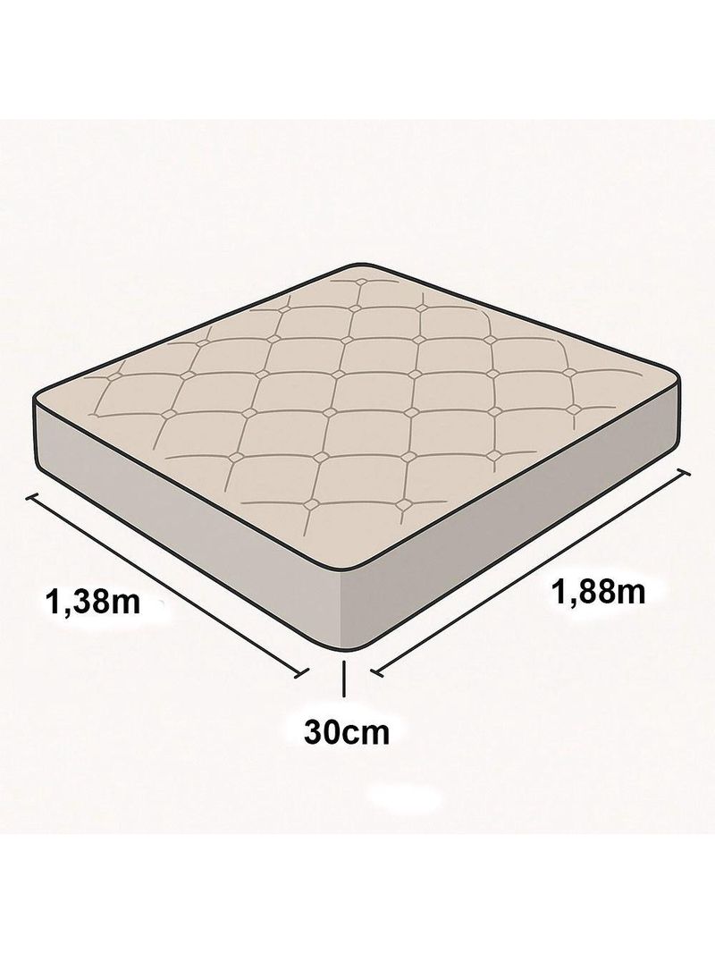 Lençol De Baixo Minimal Casal Avulso Com Elástico 01 Peça Malha 100% Algodão - Salmão