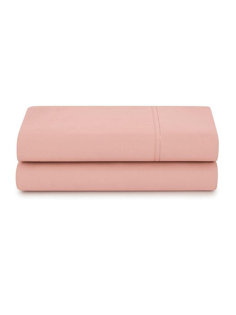 Lençol De Cima Avulso Minimal Liso King 01 Peça Malha 100% Algodão - Rose