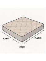 Lençol De Baixo Minimal Queen Avulso Com Elástico 01 Peça Malha 100% Algodão - Salmão