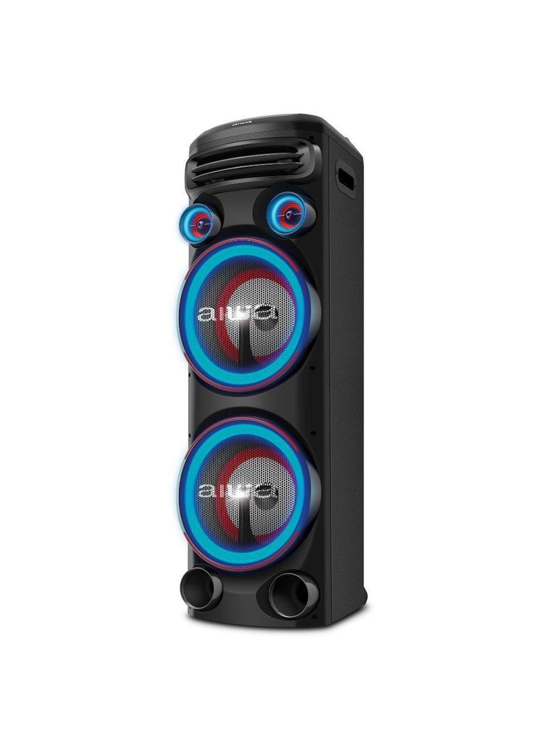 Caixa De Som Aiwa Torre Bluetooth 2300w Aws-t2w-02 Preto Bivolt