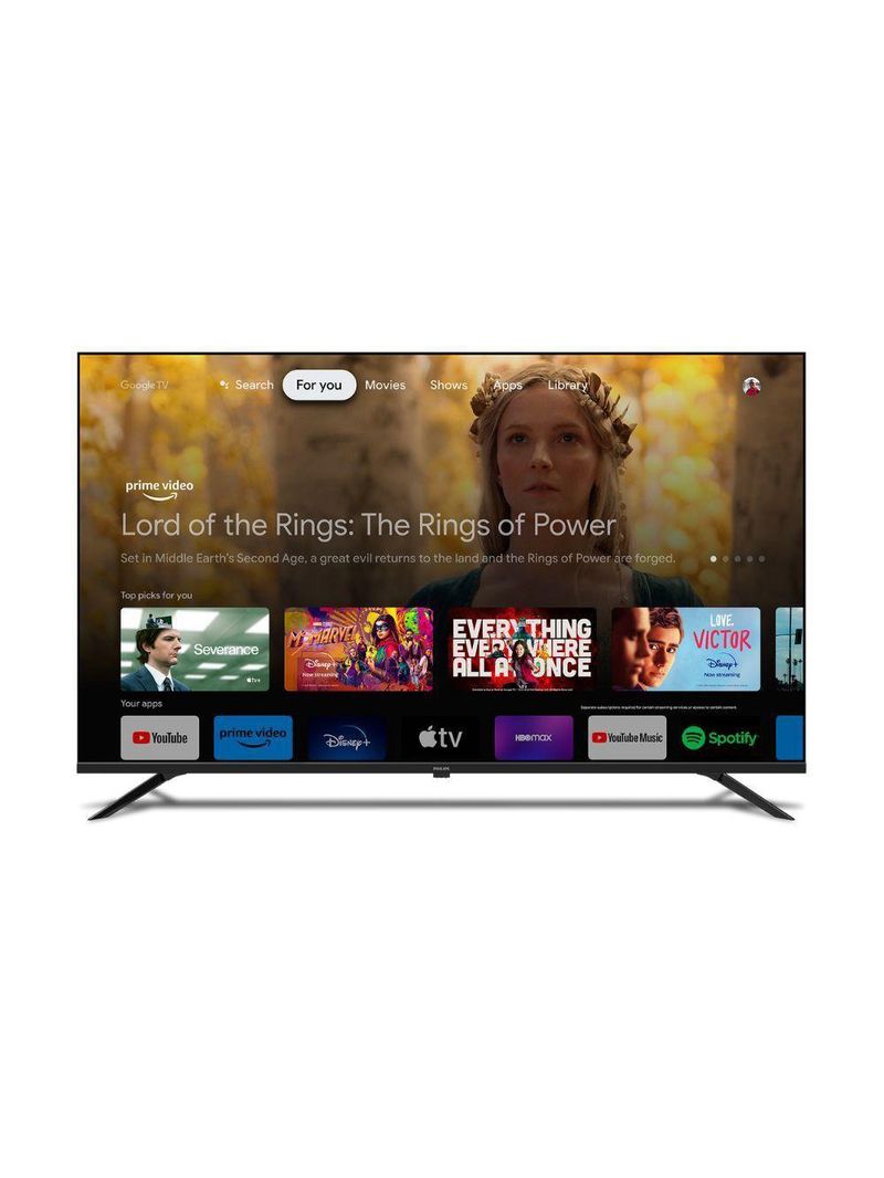 TV Philips Smart Google TV 4K HDR 50 50PUG7019 Preto Bivolt
