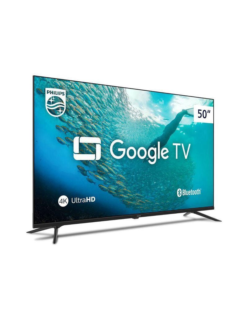TV Philips Smart Google TV 4K HDR 50 50PUG7019 Preto Bivolt
