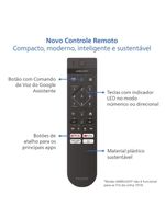 TV Philips Smart Google TV 4K HDR 50 50PUG7019 Preto Bivolt