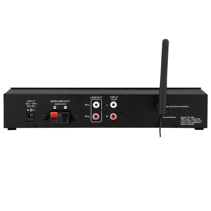 Amplificador Receiver Ths 1900 60w Rms Taramps Bivolt