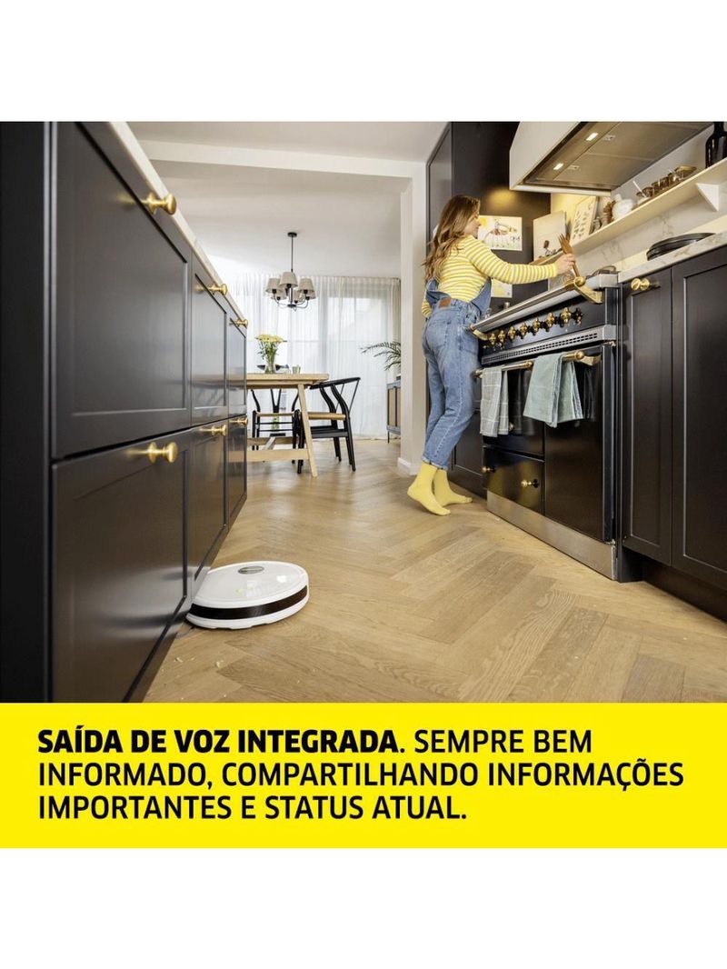 Robô Aspirador De Pó Kärcher RCV 2 Com Navegação E Controle Remoto – Bivolt
