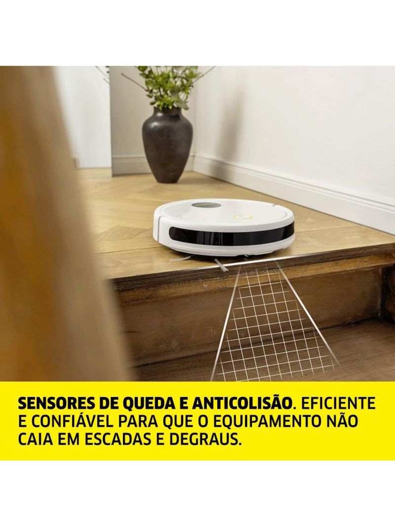 Robô Aspirador De Pó Kärcher RCV 2 Com Navegação E Controle Remoto – Bivolt