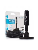 Antena Digital Portátil Amplificada 5 Metros Interna Externa