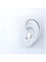 Fone Com Fio Usb-c Branco Microfone Cancelamento De Ruído - áudio Cristalino E Graves Profundos