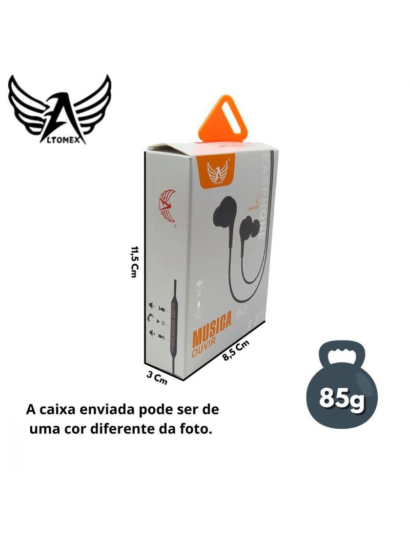 Fone De Ouvido Intra Auricular