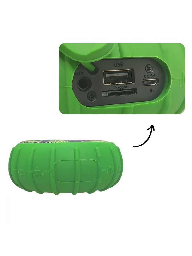 Caixa De Som Bluetooth Portátil à Prova D'agua 5w