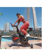 Bicicleta Spinning Speedo S1x - Painel Com Conexão Bluetooth Para Apps De Treino